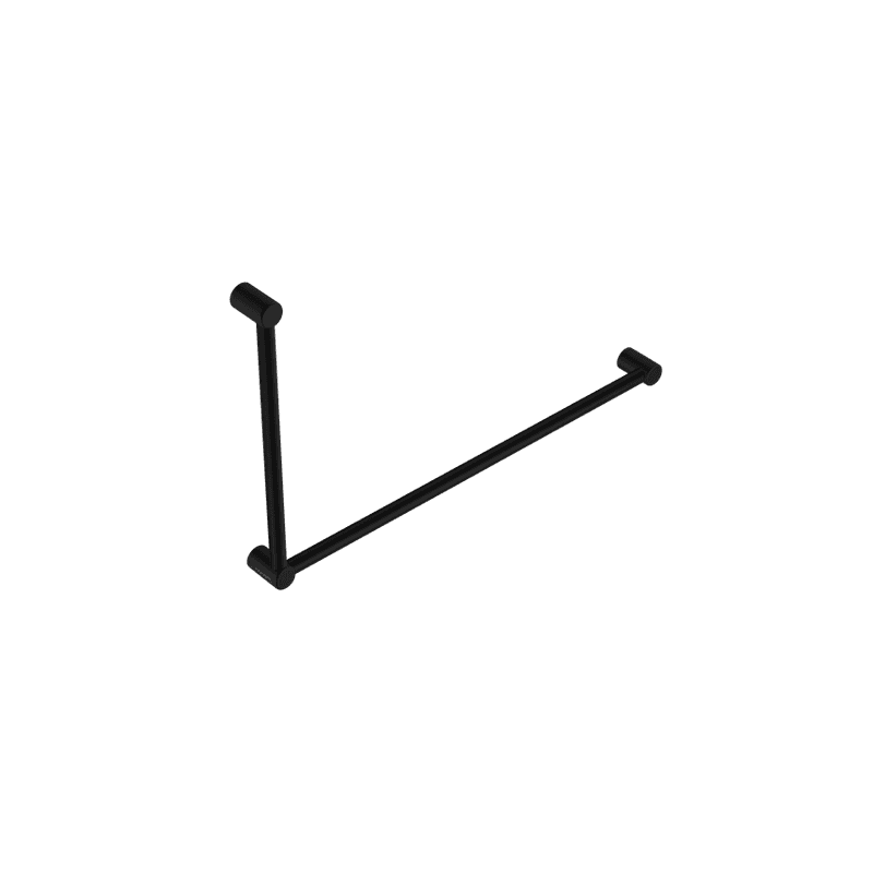Mecca Care 32mm DDA Grab Rail Set 90 Degree 600X1000mm Matte Black
