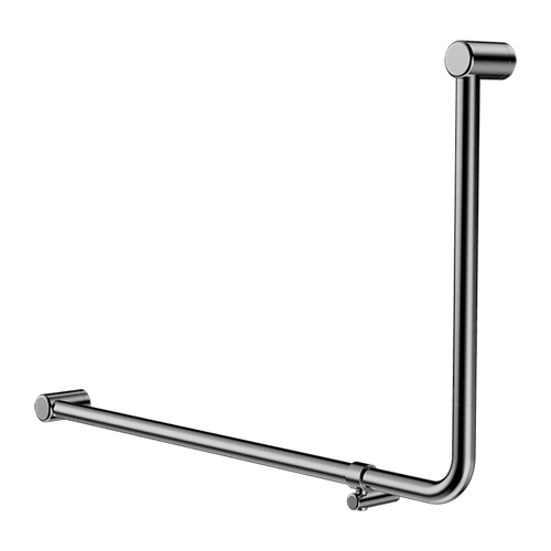 Mecca Care 32mm Ambulant 90 Degree Bent Tube Grab Rail 600X1000mm Chrome