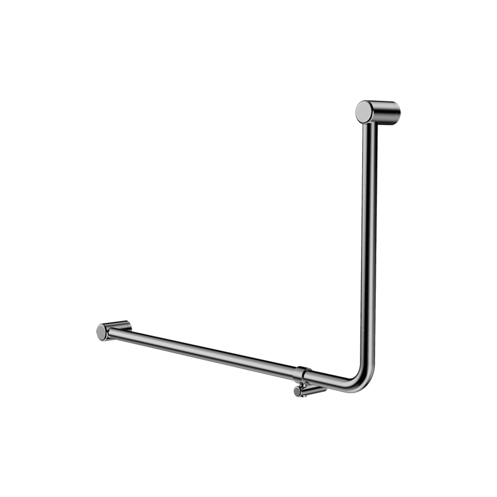 Mecca Care 32mm Ambulant 90 Degree Bent Tube Grab Rail 600X1000mm Chrome