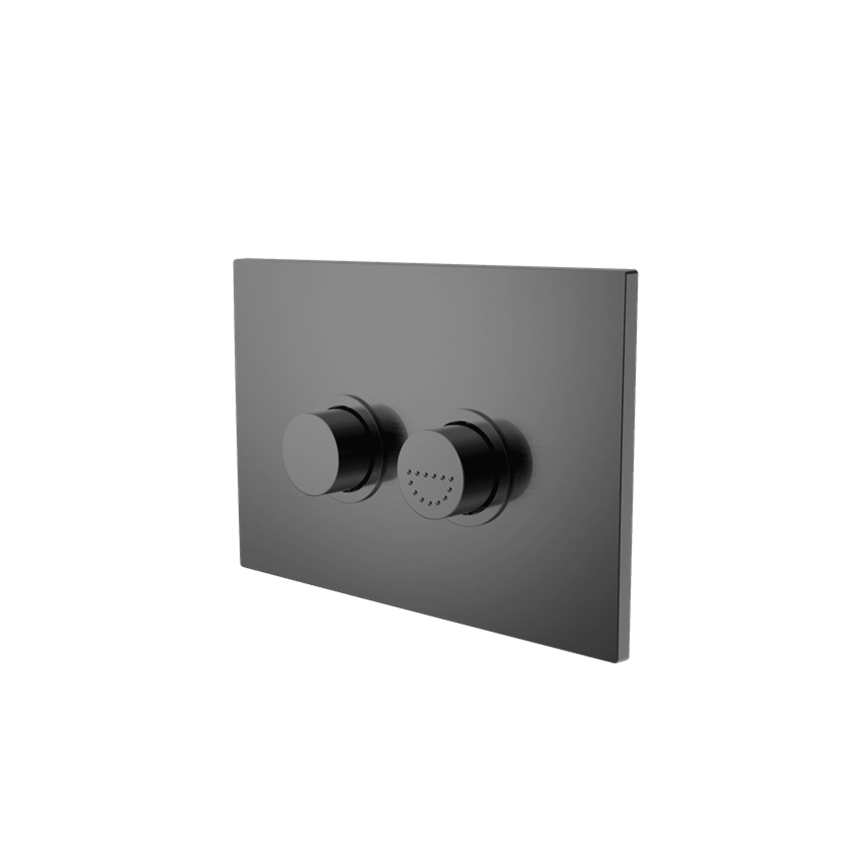 Mecca Care Raised Disabled Care Pneumatic Flush Buttons Plate DDA Compliant  Gun Metal