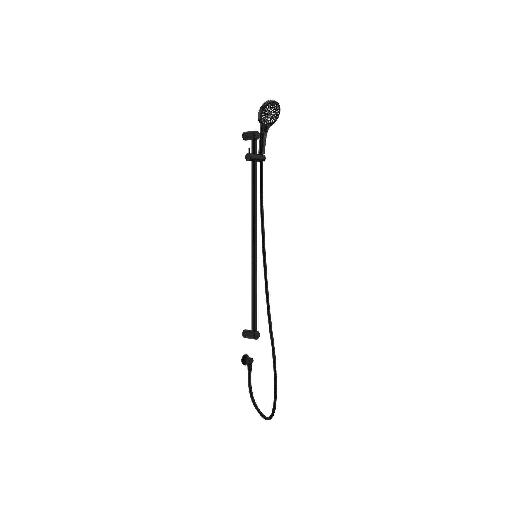 Mecca Care 25mm Grab Rail And Adjustable Shower Rail Set 900mm Matte Black