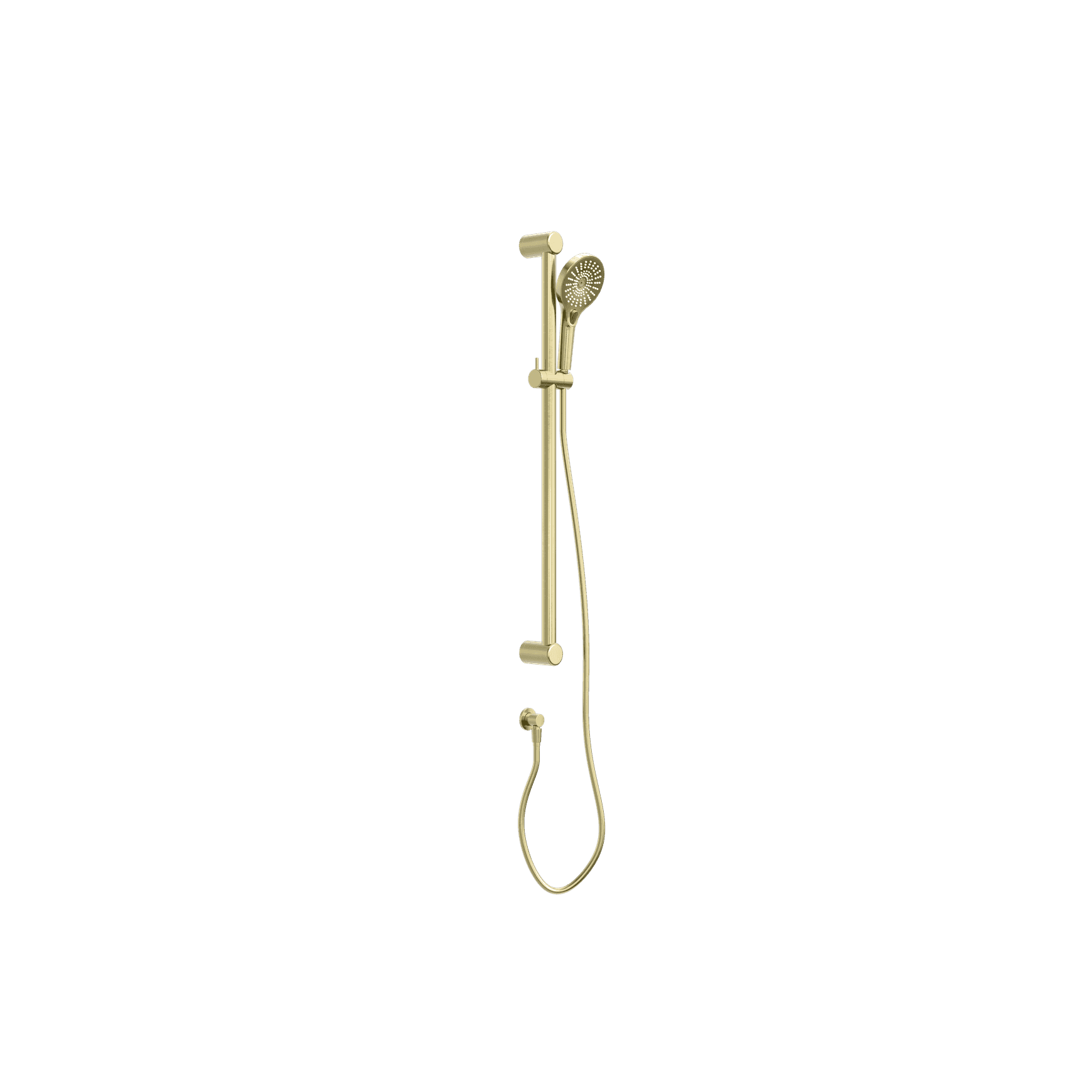 Mecca Care 32mm Grab Rail And Adjustable Shower Rail Set 900mm Brushed Gold