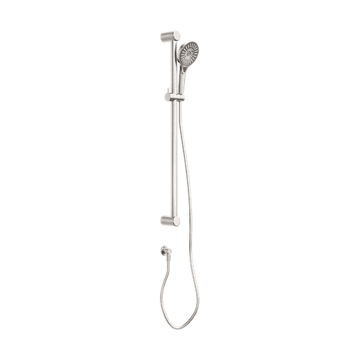 Mecca Care 32mm Grab Rail And Adjustable Shower Rail Set 900mm Brushed Nickel