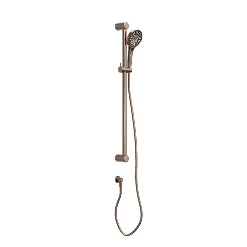 Mecca Care 32mm Grab Rail And Adjustable Shower Rail Set 900mm Brushed Bronze