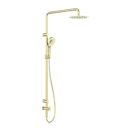 Mecca Care 25mm Grab Rail 900mm Twin Shower Set Brushed Gold