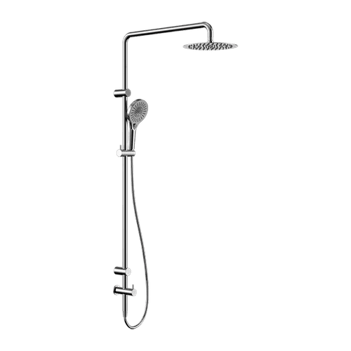 Mecca Care 25mm Grab Rail 900mm Twin Shower Set Chrome
