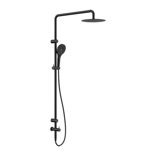 Mecca Care 25mm Grab Rail 900mm Twin Shower Set Matte Black