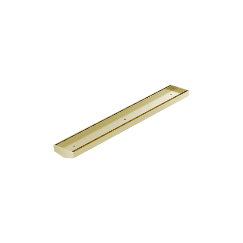 Tile Insert V Channel 600mm Floor Grate 50mm Outlet Without Outlet And Hole Saw Brushed Gold
