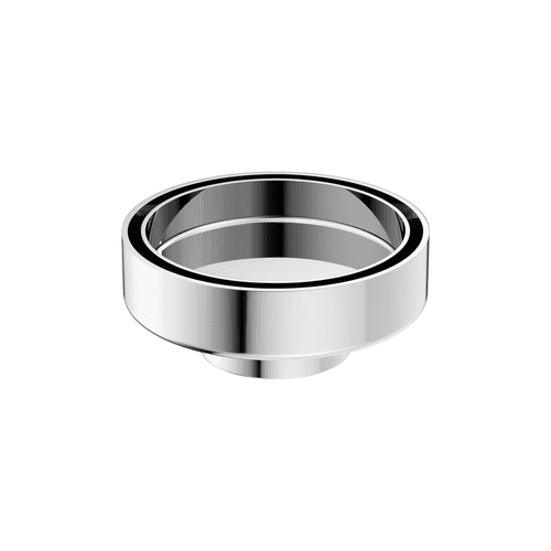 100mm Round Tile Insert Floor Waste 50mm Outlet Chrome