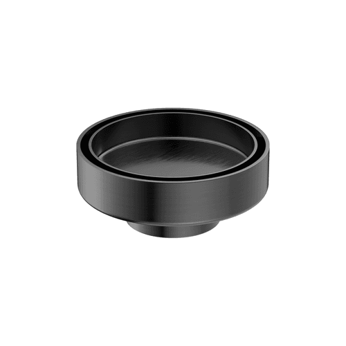 100mm Round Tile Insert Floor Waste 50mm Outlet Gun Metal