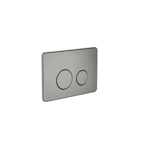 In Wall Toilet Push Plate Graphite