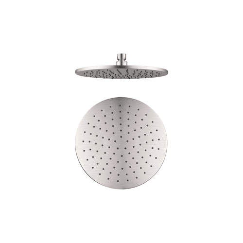 250mm Round Shower Head Brushed Nickel