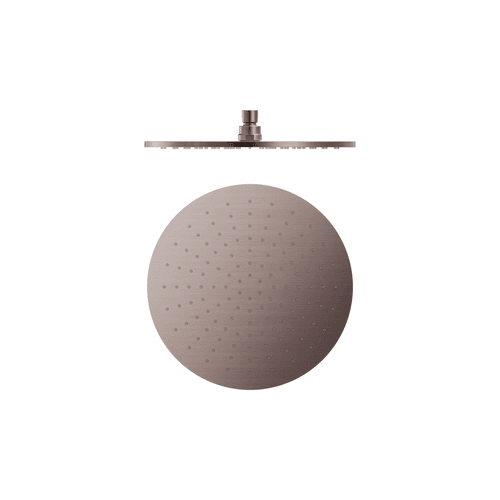300mm Round Shower Head Brushed Bronze