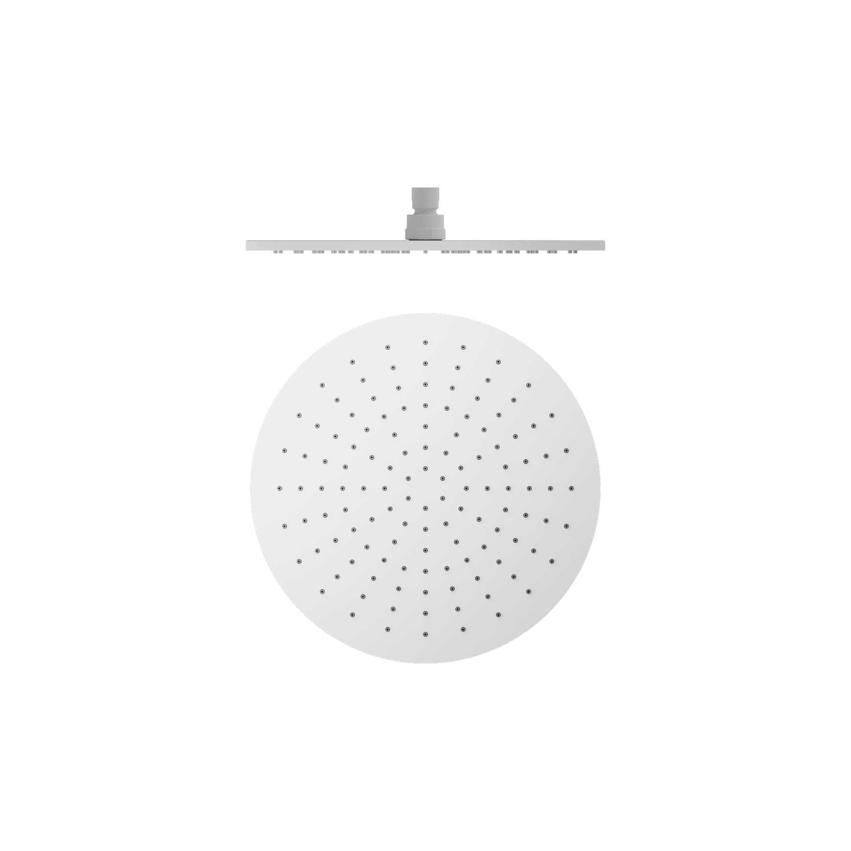 300mm Round Shower Head Matte White