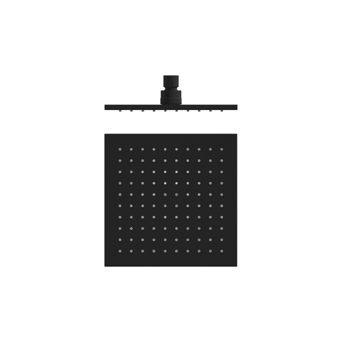 200mm Square Shower Head Matte Black