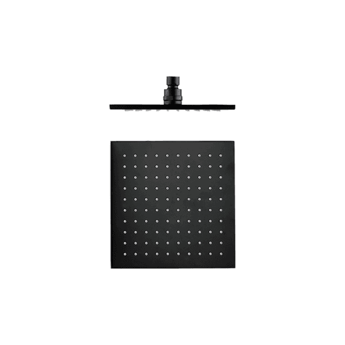 250mm Square Shower Head Matte Black