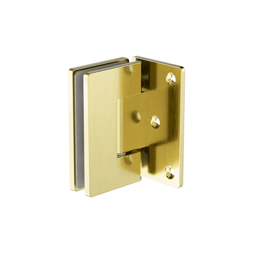90 Degree Glass To Wall Shower Hinge 10mm Glass Brushed Gold