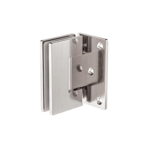 90 Degree Glass To Wall Shower Hinge 10mm Glass Brushed Nickel