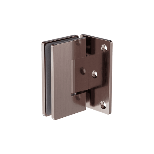90 Degree Glass To Wall Shower Hinge 10mm Glass Brushed Bronze
