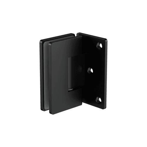 90 Degree Glass To Wall Shower Hinge 10mm Glass Matte Black