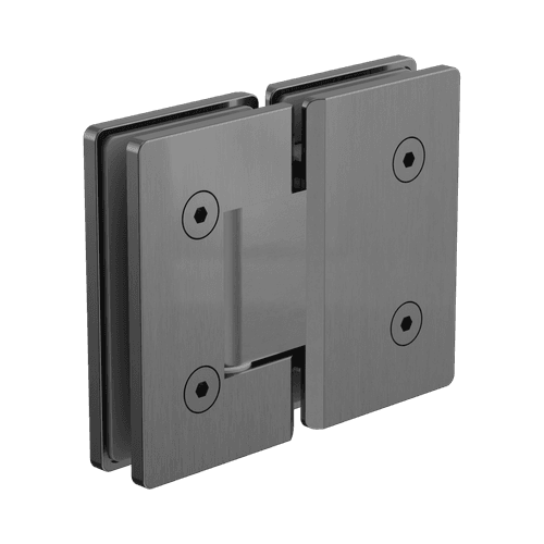 180 Degree Glass To Glass Shower Hinge 10mm Glass Gun Metal