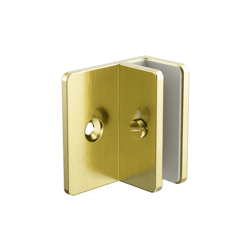 Shower F Bracket 10mm Glass Brushed Gold
