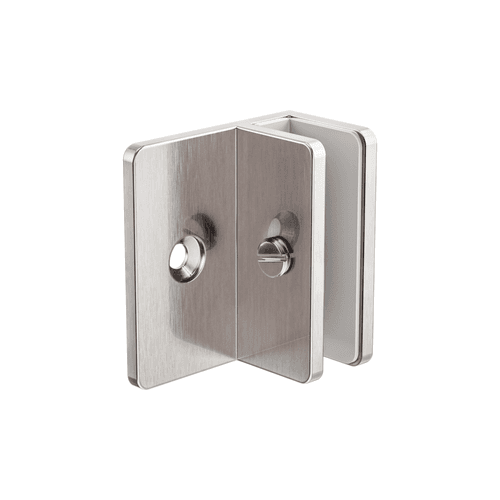 Shower F Bracket 10mm Glass Brushed Nickel