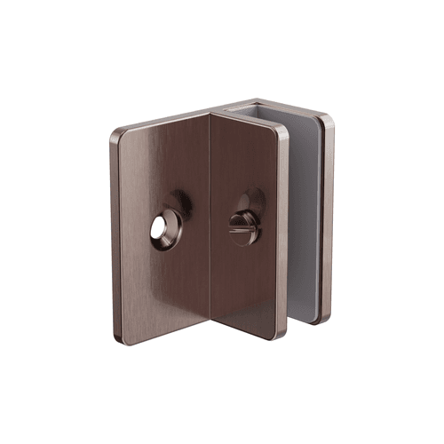 Shower F Bracket 10mm Glass Brushed Bronze