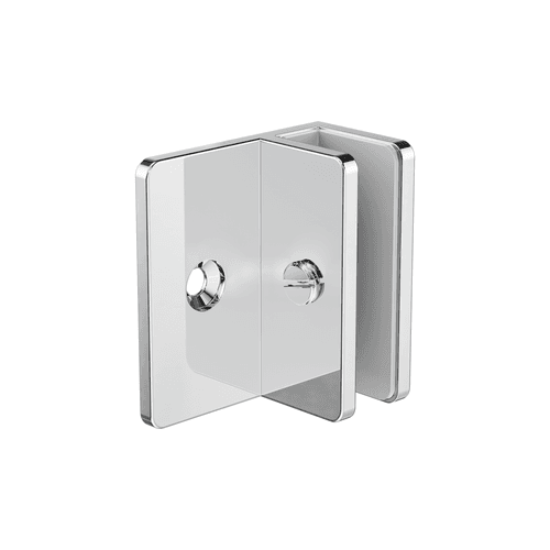 Shower F Bracket 10mm Glass Chrome