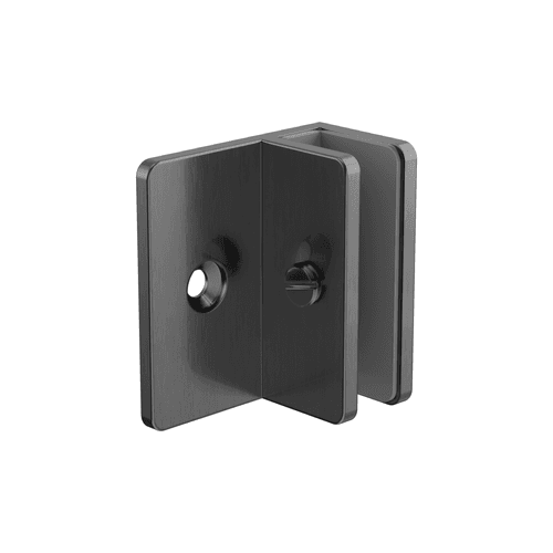 Shower F Bracket 10mm Glass Gun Metal