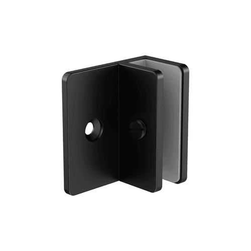 Shower F Bracket 10mm Glass Matte Black