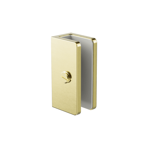 Shower U Bracket 10mm Glass Brushed Gold