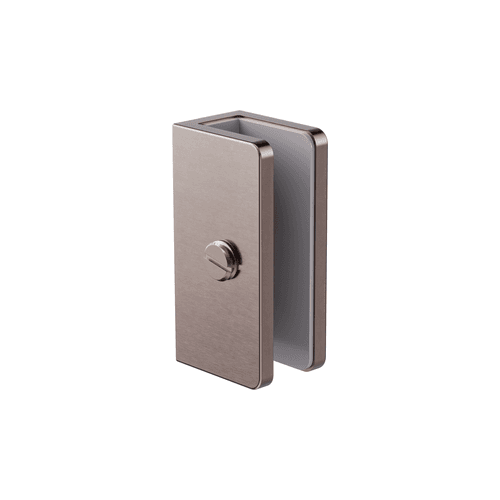 Shower U Bracket 10mm Glass Brushed Bronze