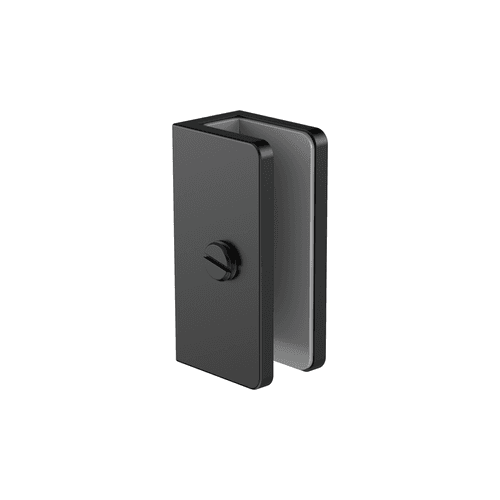Shower U Bracket 10mm Glass Matte Black