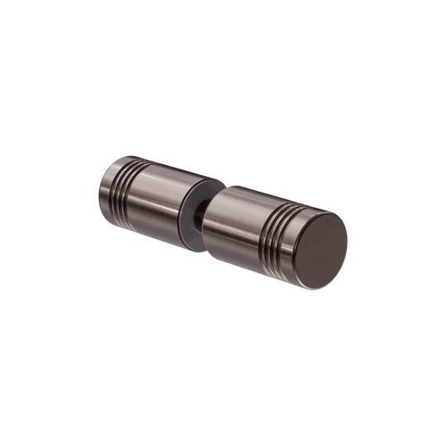 Round Shower Knob Brushed Bronze