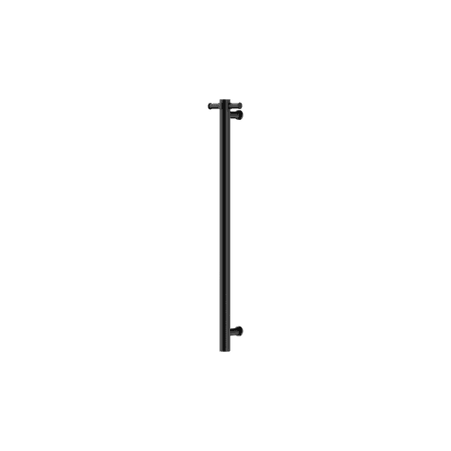 Non-Heated Vertical Towel Rail 900mm Matte Black