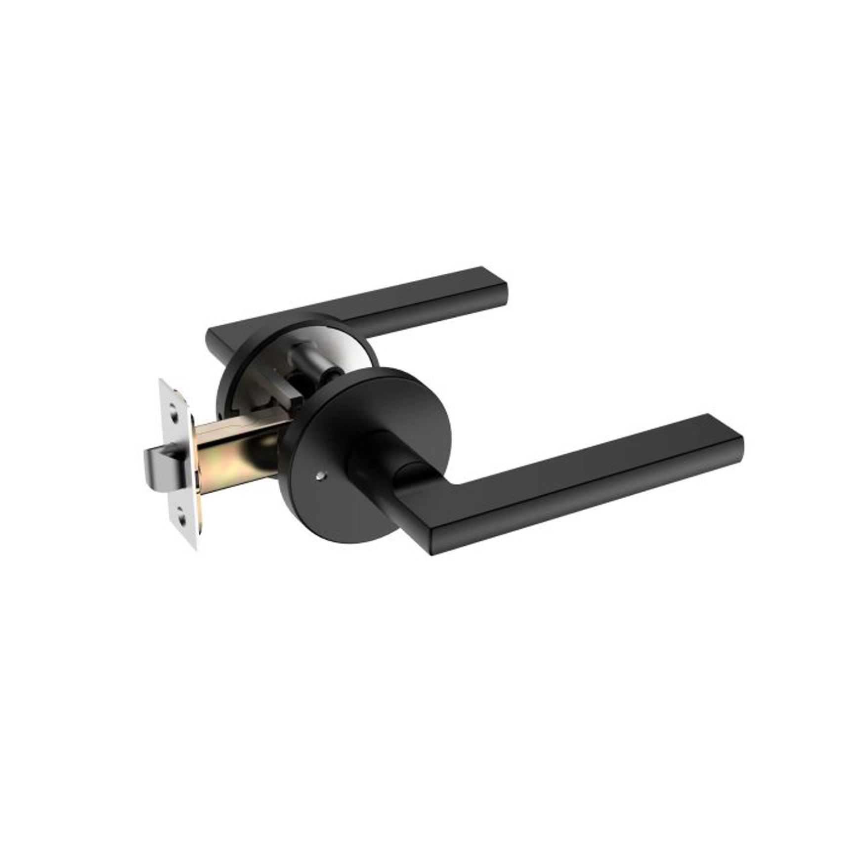 Raglan Lever Handle In Matt Black