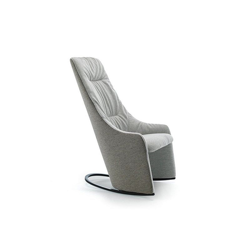 Nagi High Rocking Armchair - Soft Upholstery