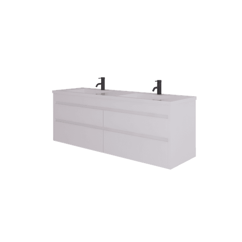 CODE Neo 1600 Four Drawer Wall-Hung Vanity Range
