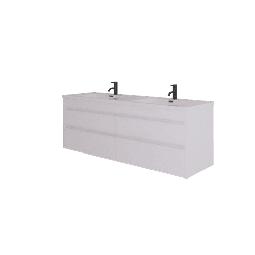 CODE Neo 1600 Four Drawer Wall-Hung Vanity Range