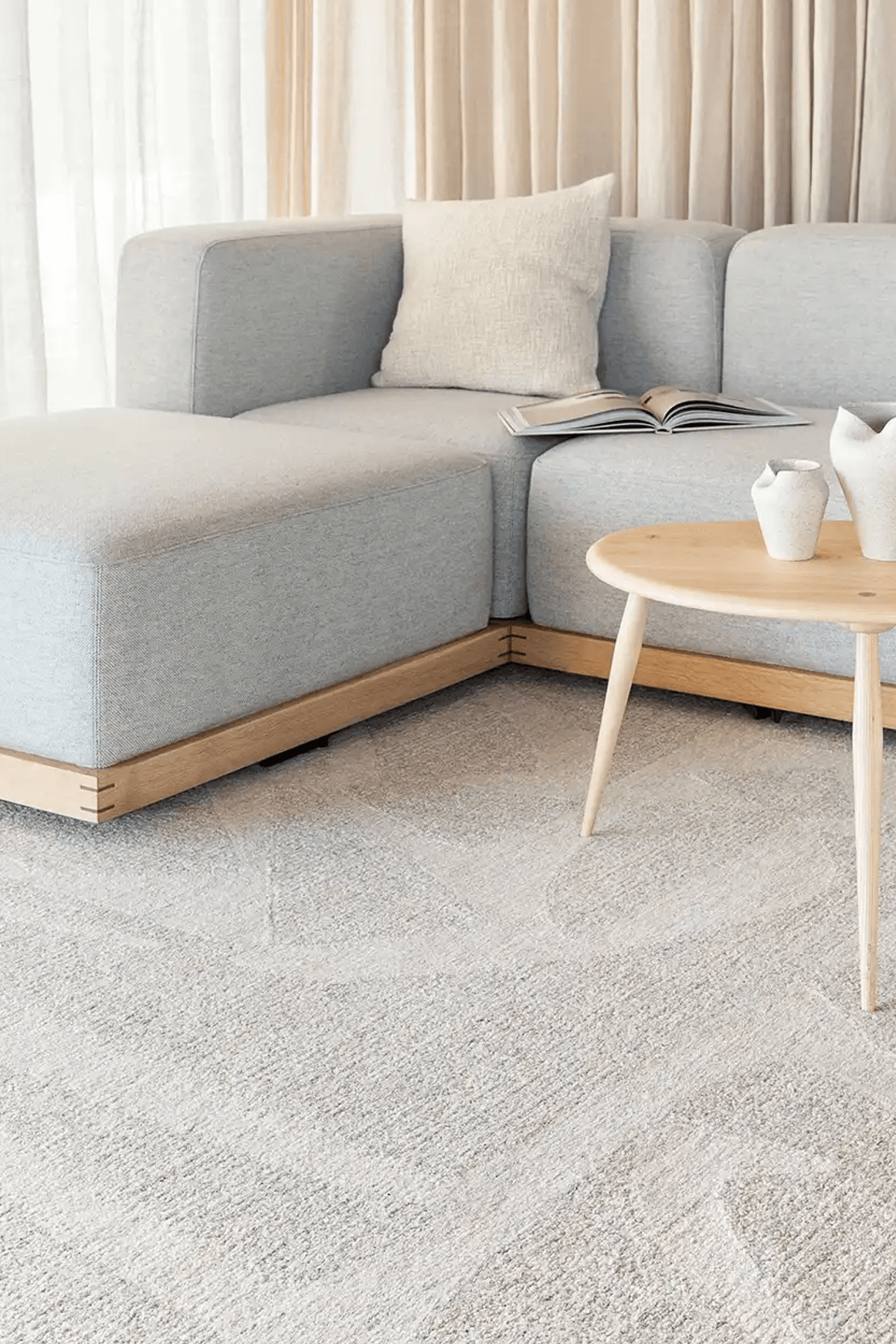 Baya Maya 100% Wool Rug - Oatmeal