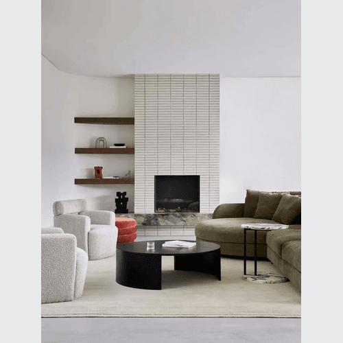 Soren Liv Bower Frame Rug - Cloud