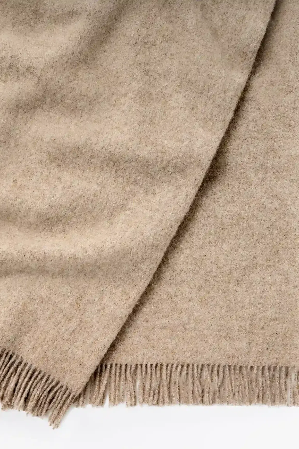 Weave Home Nevis Throw Blanket - Oak | NZ Lambswool