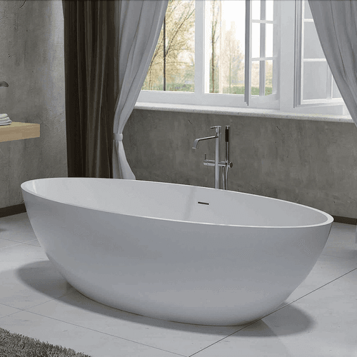 Pietra Bianca Nice Freestanding Stone Bath