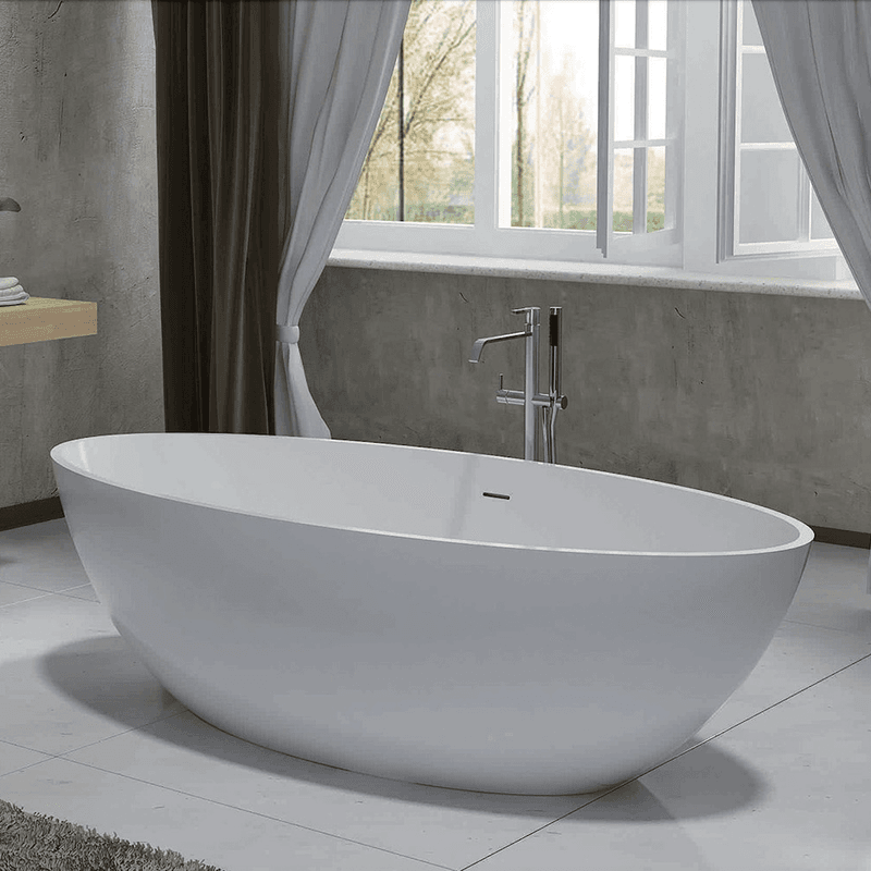 Pietra Bianca Nice Freestanding Stone Bath