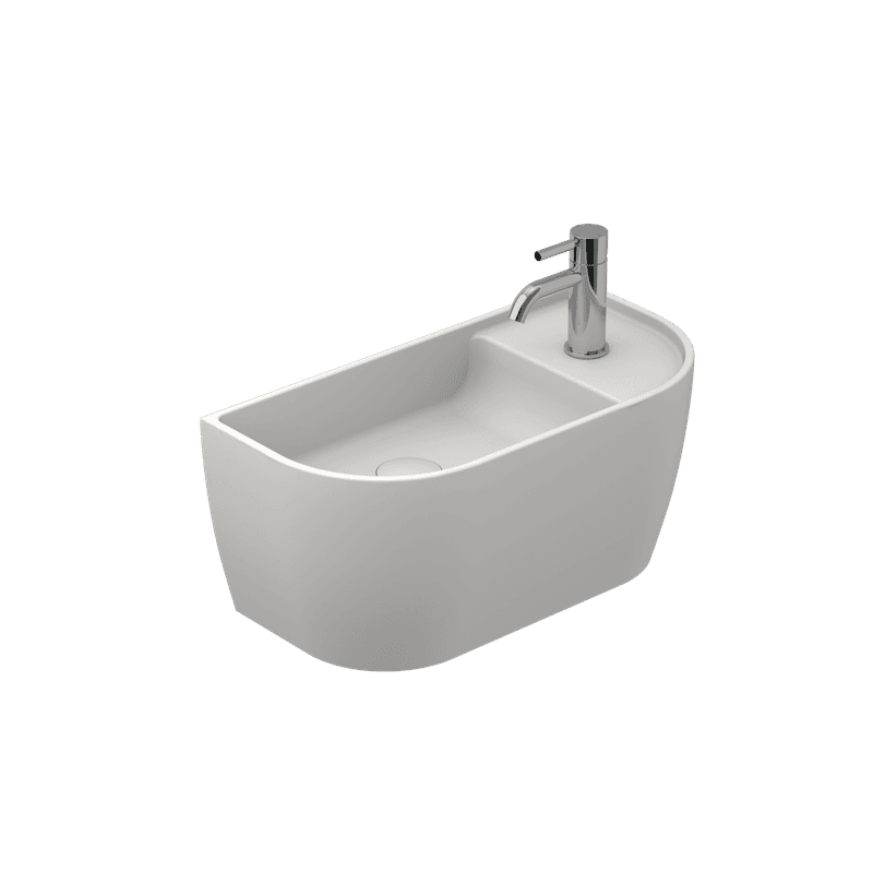 Oasis 550 Wall Basin 1 Taphole