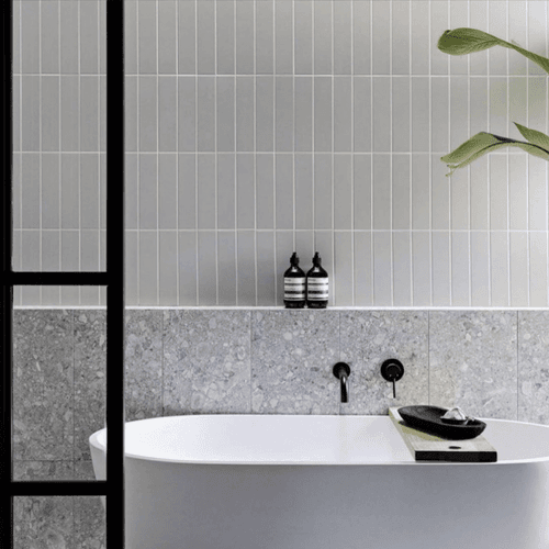 Pietra Bianca Olive Freestanding Stone Bath