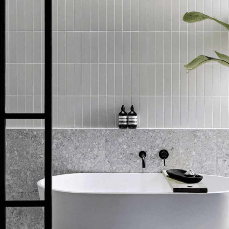 Pietra Bianca Olive Freestanding Stone Bath