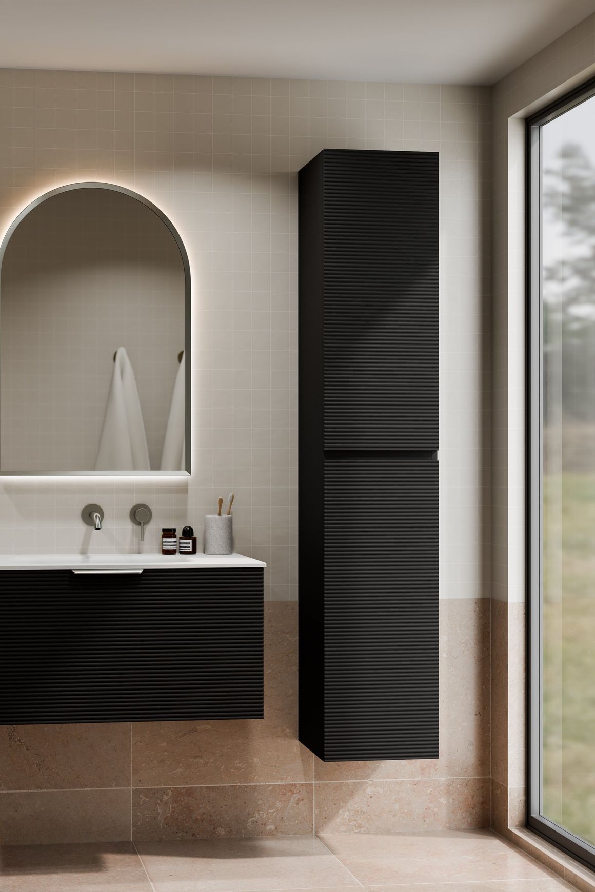 Lineare Orchard Tower Cabinet