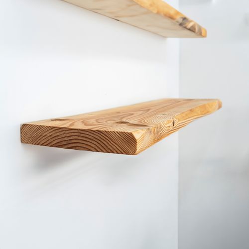 Rustic Natural Floating Shelf 30cm